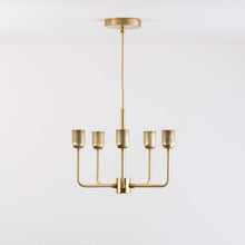 Load image into Gallery viewer, 5-Arm Bend Chandelier