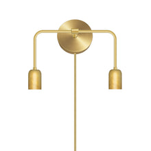 Load image into Gallery viewer, Bend Duo Plug-In Sconce