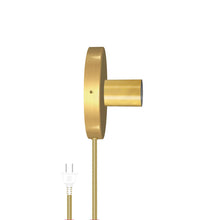 Load image into Gallery viewer, Button Plug-In Sconce