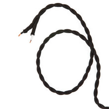 Load image into Gallery viewer, DIY Twisted Pair Wire by the Foot - Black