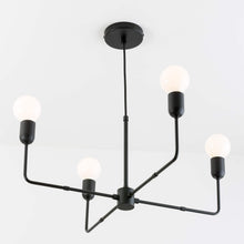 Load image into Gallery viewer, 4-Arm Bend Chandelier
