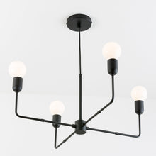 Load image into Gallery viewer, 4-Arm Bend Chandelier
