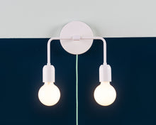 Load image into Gallery viewer, Bend Duo Plug-In Sconce
