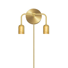 Load image into Gallery viewer, Bend Duo Plug-In Sconce
