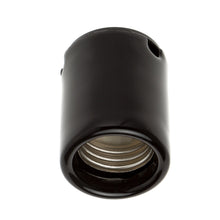 Load image into Gallery viewer, Grounded Porcelain Socket - Black
