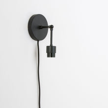 Load image into Gallery viewer, Plug-In Hinge Shade Ready Solo Sconce
