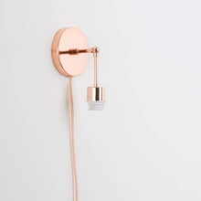 Load image into Gallery viewer, Plug-In Hinge Shade Ready Solo Sconce
